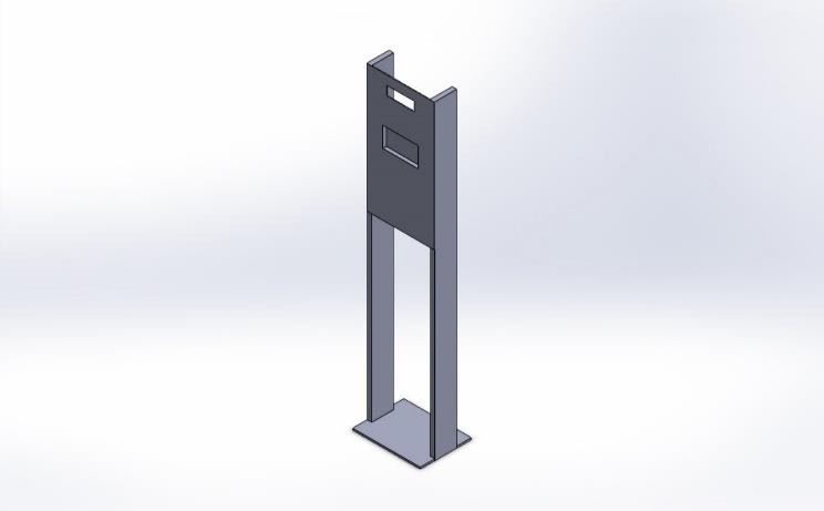 Figure 6. 3D view of the stand