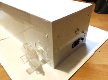 Figure 6: Rear view of the prototype