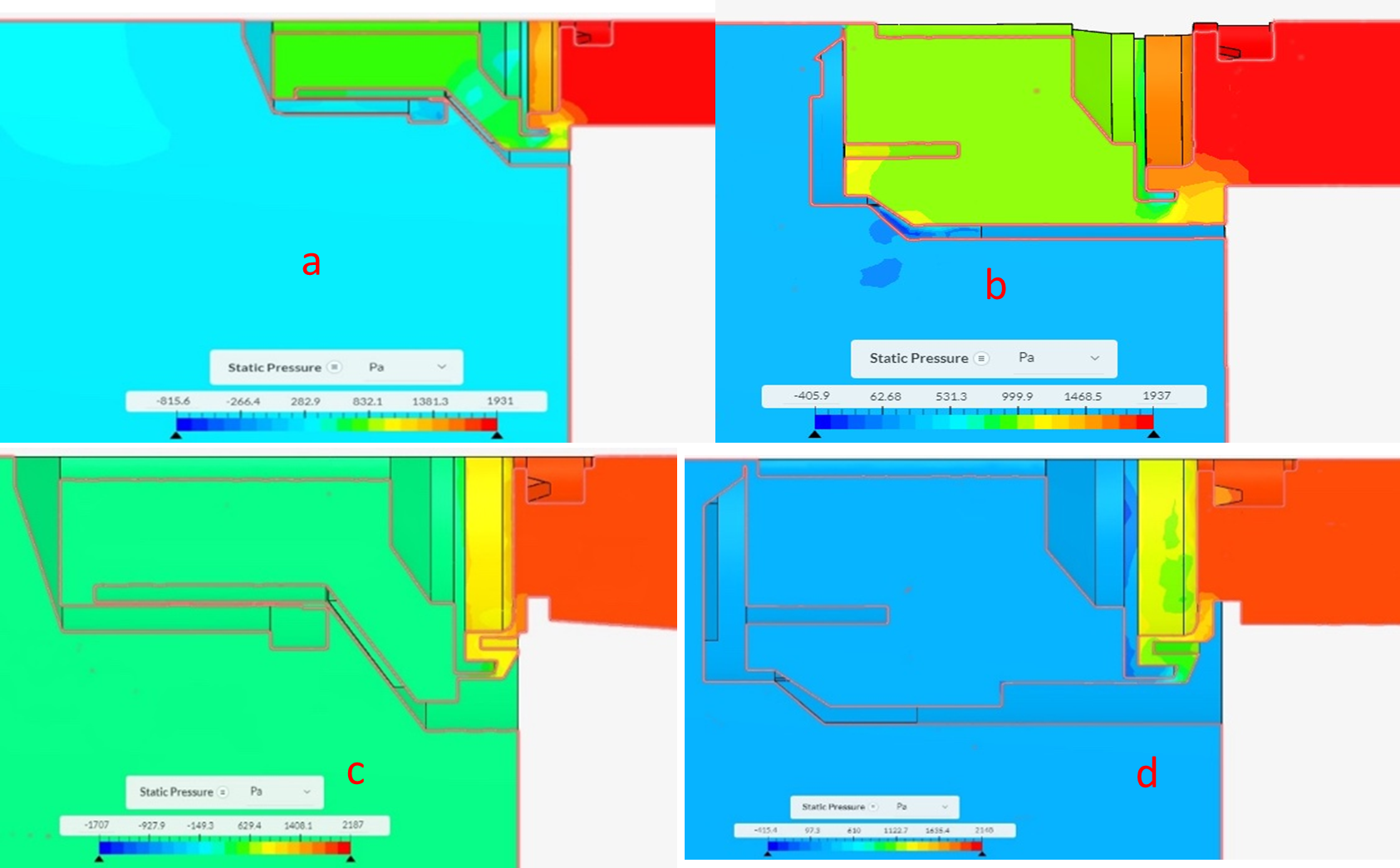 Figure 6: Ambu and CATPUL PEEP valve pressure contour