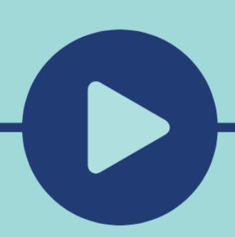 triangle within a dark blue circle