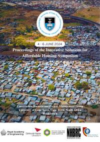 The background is of affordable housing and the proceedings title displayed above